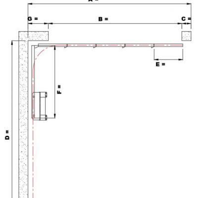 Trace de longrine sectionnel